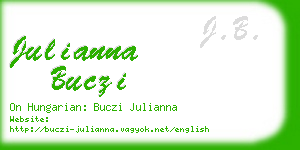 julianna buczi business card
